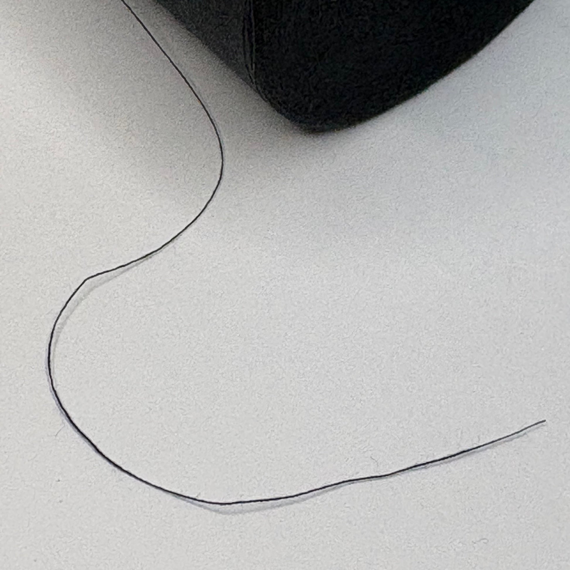 綿下糸（金竜カタン）　工業用ミシン刺繍下糸　綿100%　120番手　20,000m　黒