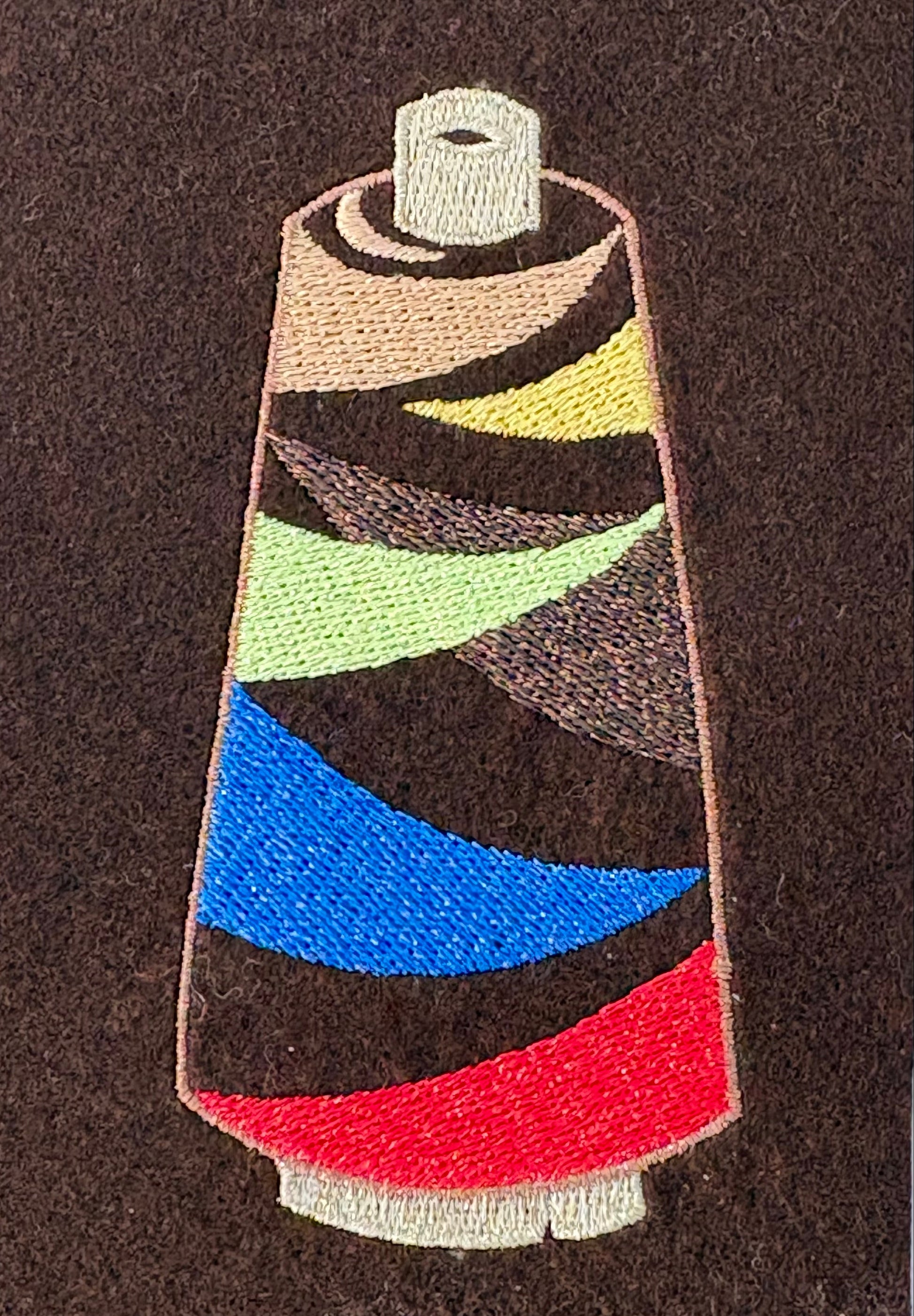 ミシン刺繍糸 ラメステージ（糸）刺繍サンプル　エンゼルキング