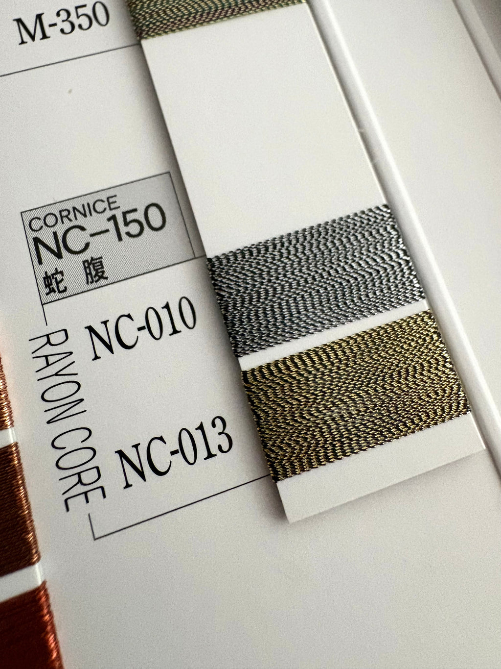 NC-150　蛇腹　5000ｍ (蛇腹加工メタリック糸）