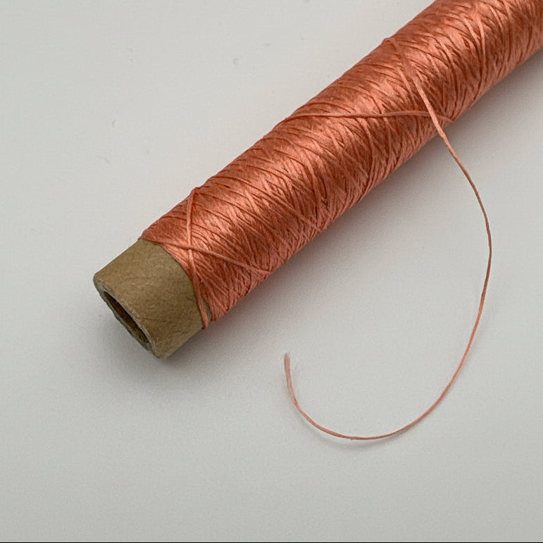 正絹平糸21/12　シルク100％刺繍糸　50ｍシガレット巻　色番594〜619