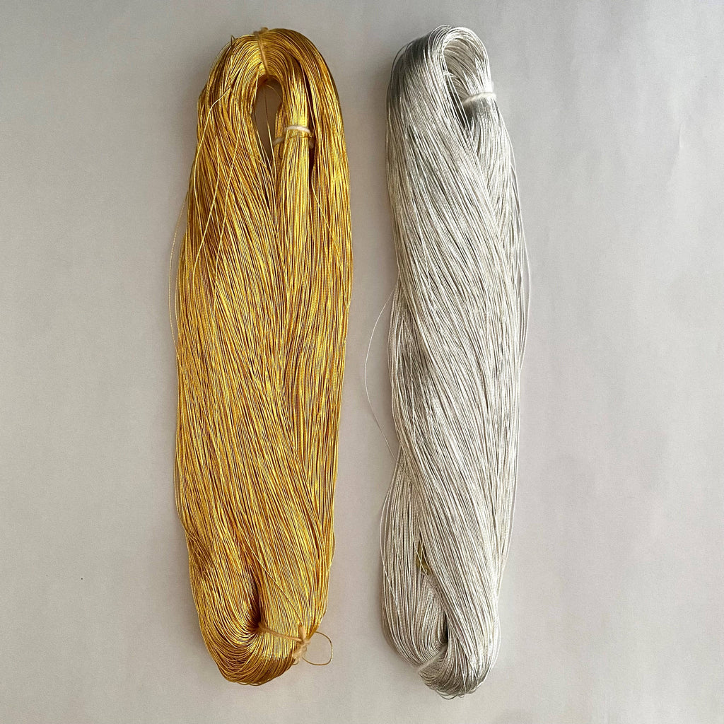 Metallic Embroidery Thread (5 Skeins, Industrial), 500m