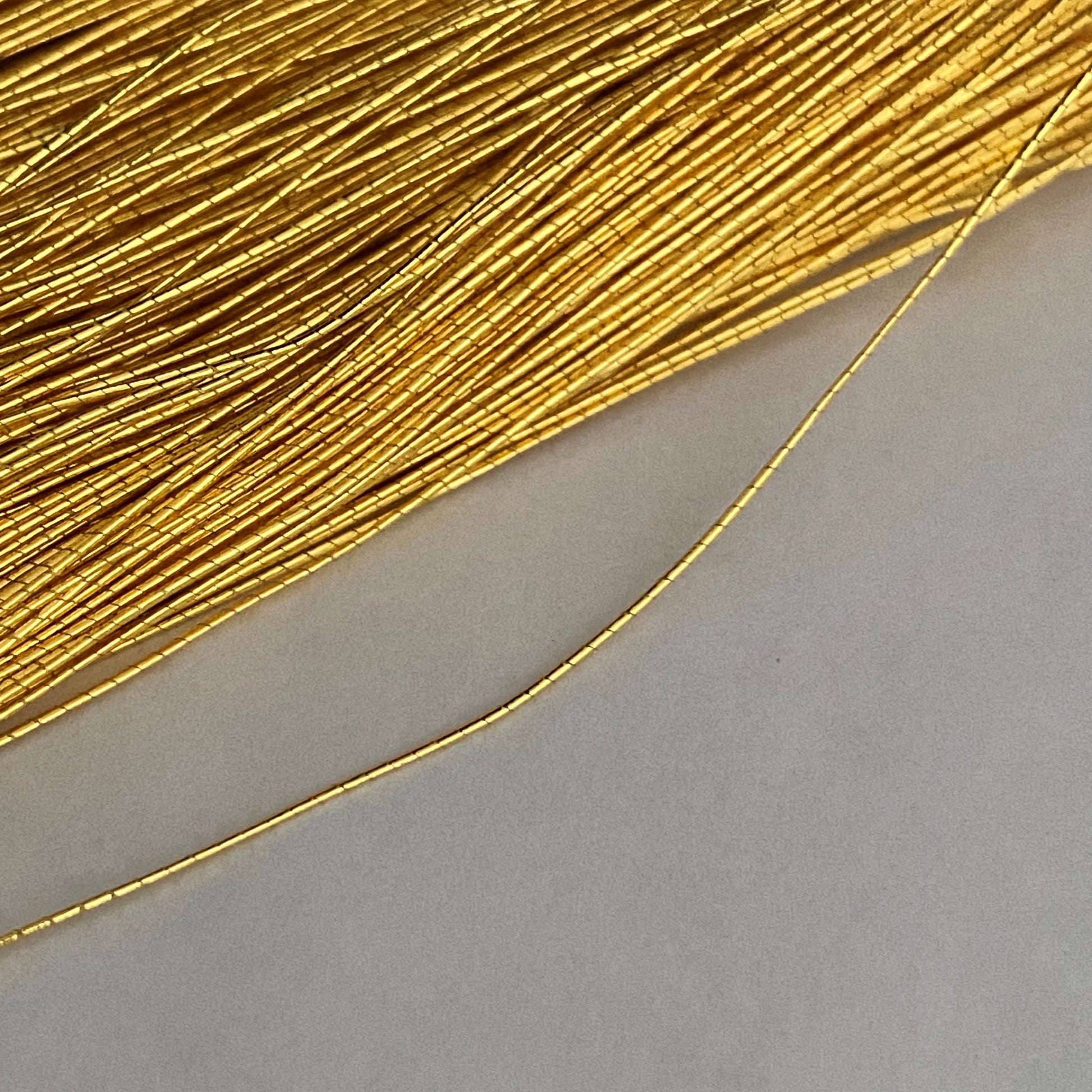 5掛金銀糸（かせ）　工業用メタリック刺繍糸　500m