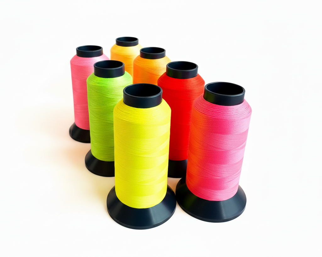 Silmate 120d/2 (standard thickness) Industrial Polyester Machine Embroidery Thread - Fluorescent Colors