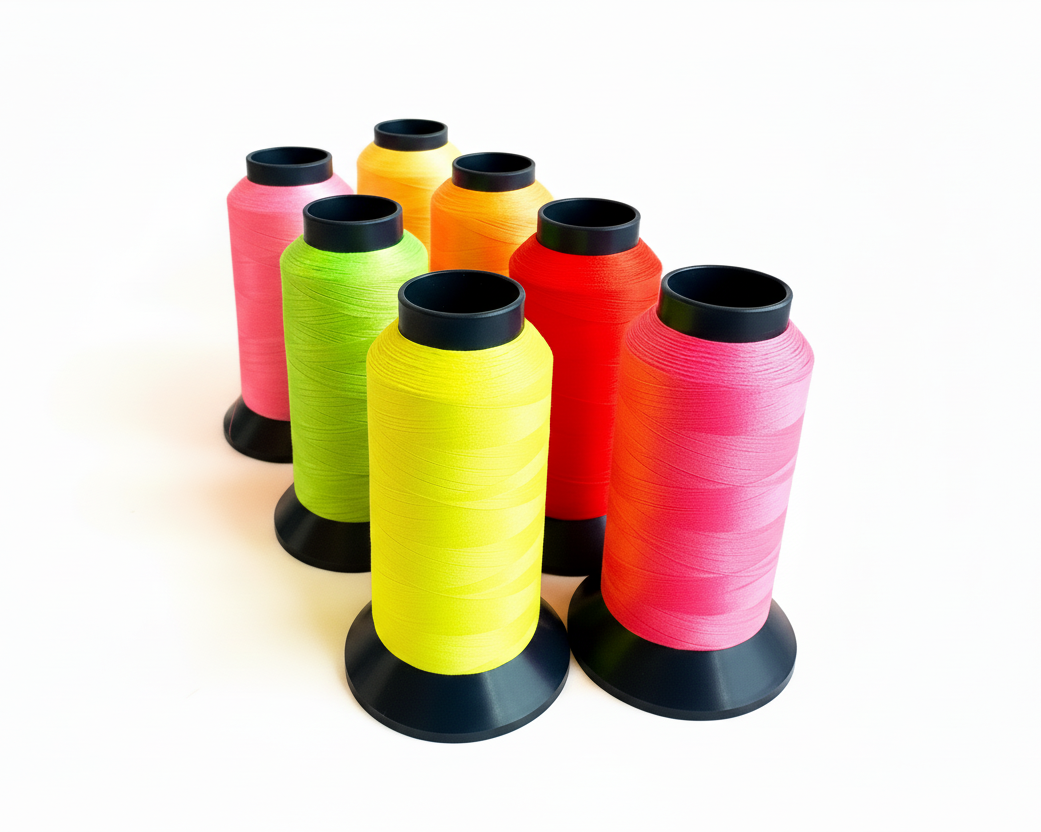 Silmate 120d/2 (standard thickness) Industrial Polyester Machine Embroidery Thread - Fluorescent Colors
