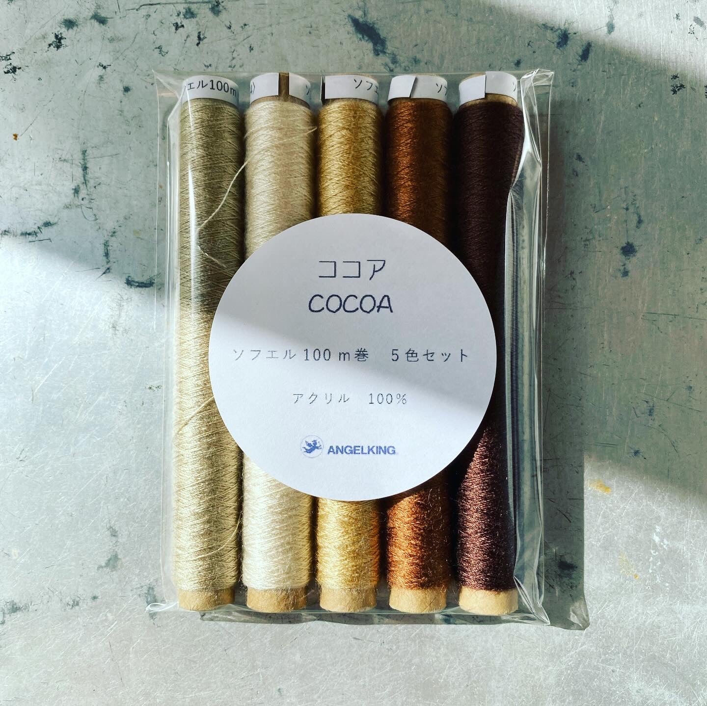 冬カラー刺繍糸　ソフエルセット