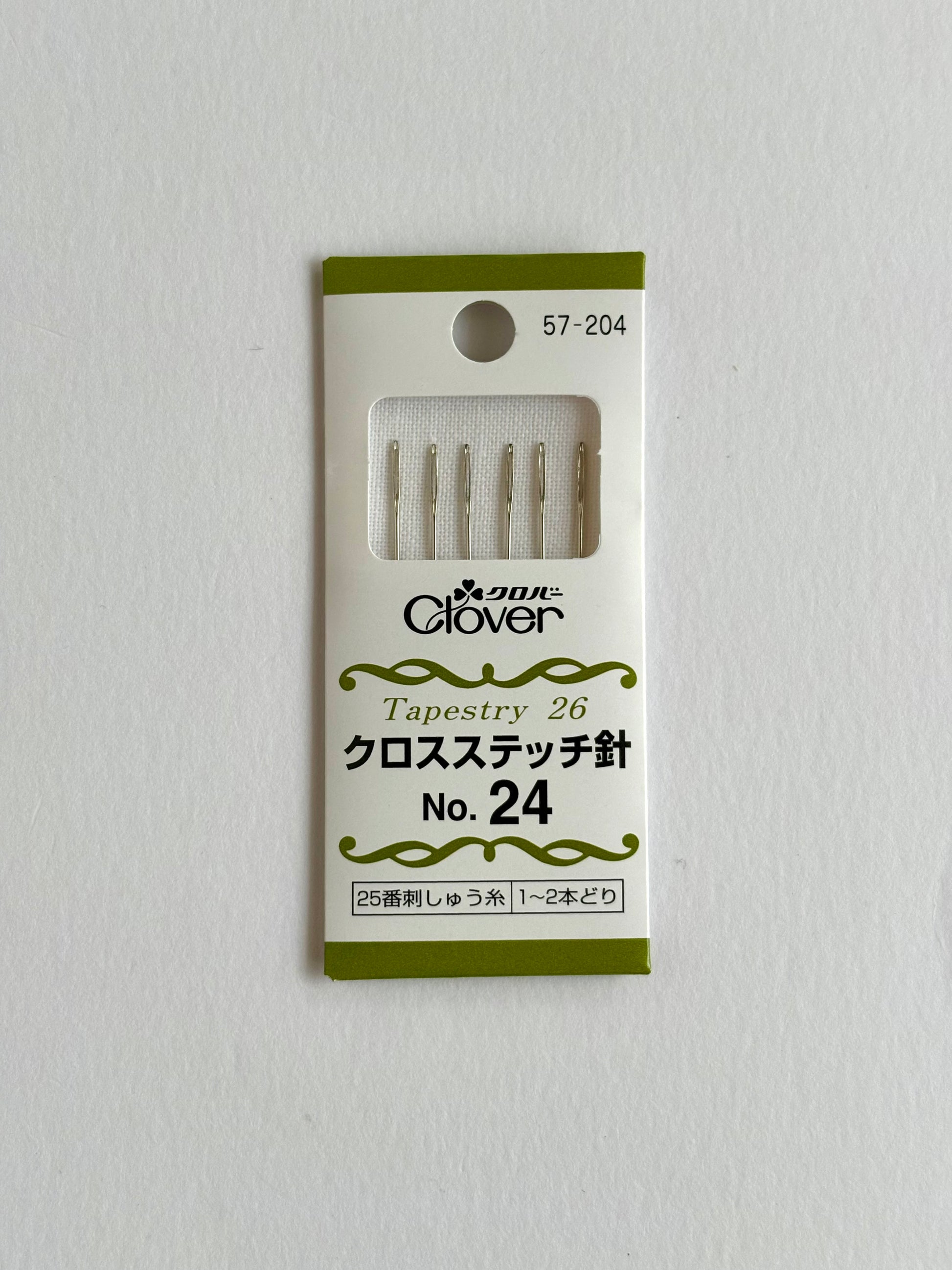 Clover　クロスステッチ針 No.24（6本セット）