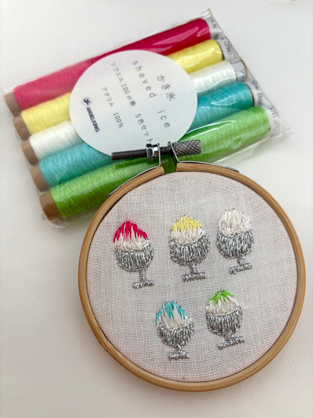 夏カラー刺繍糸　ソフエルセット