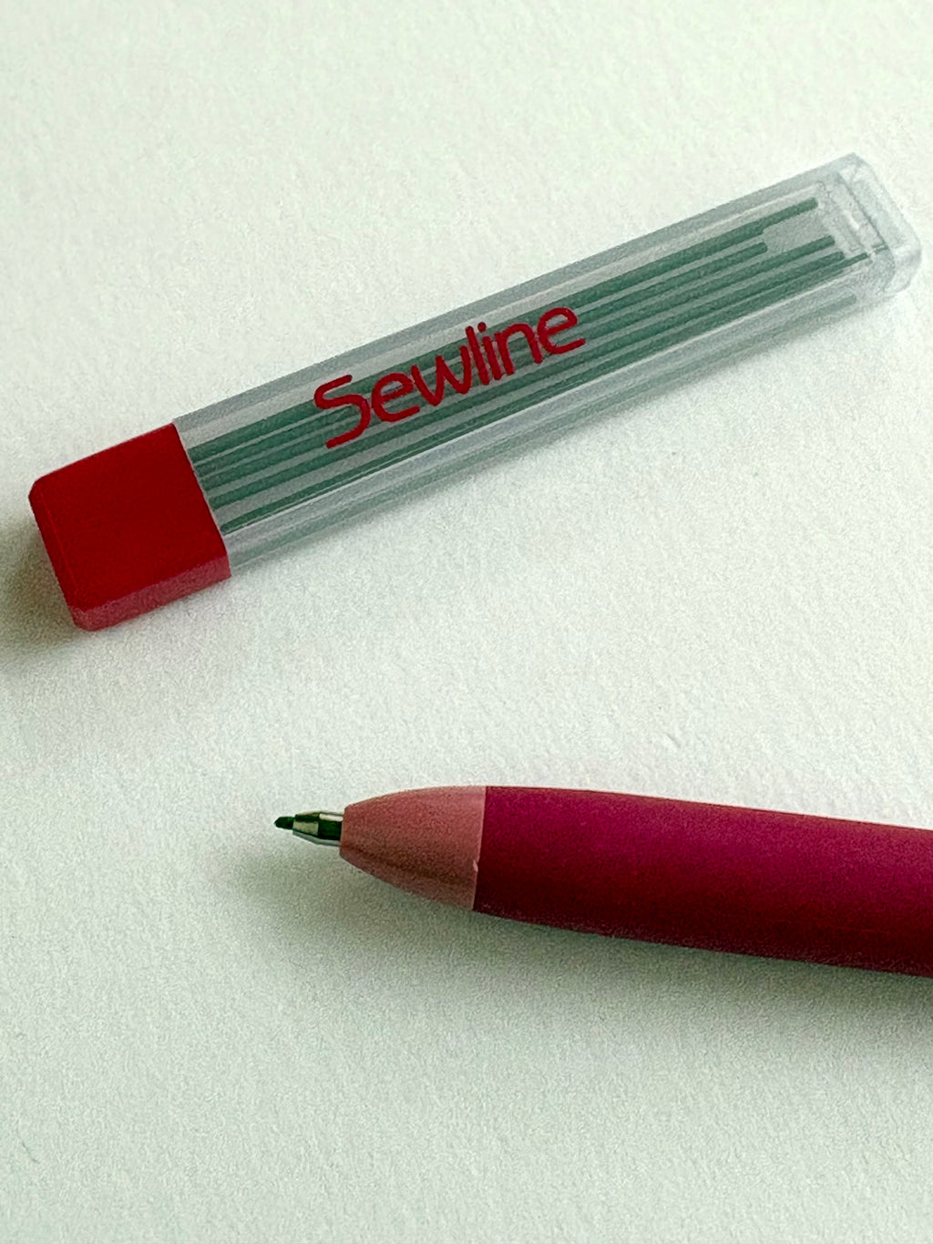 【図案描きが驚くほど快適に】Sewline（ソーライン）布用シャープペンシル ＆ 替え芯セット（芯色：黒）