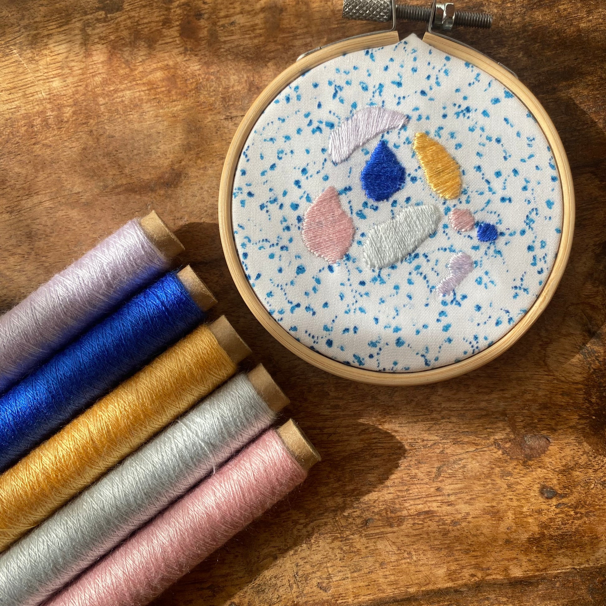 冬カラー刺繍糸　ソフエルセット