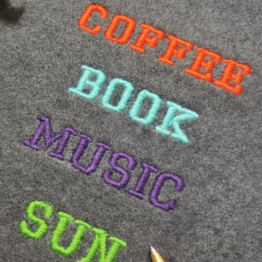ミシン刺繍糸 フィールソフト（刺繍サンプル）エンゼルキング