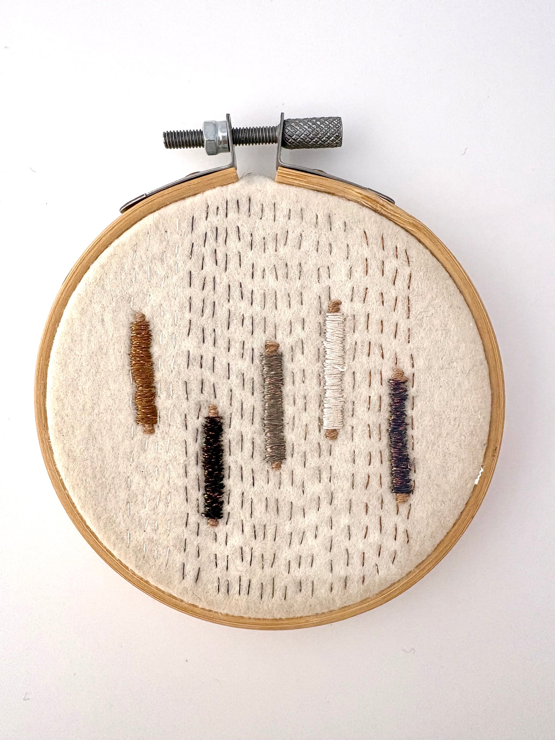 ラメステージパールセットだーダーク刺繍サンプル