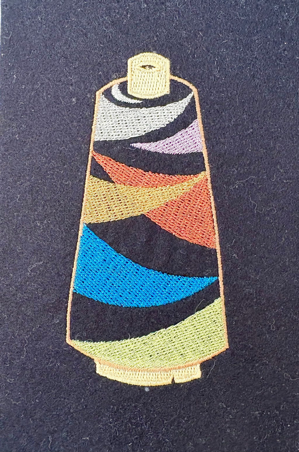 ミシン刺繍糸 ダインテックス刺繍サンプル　エンゼルキング