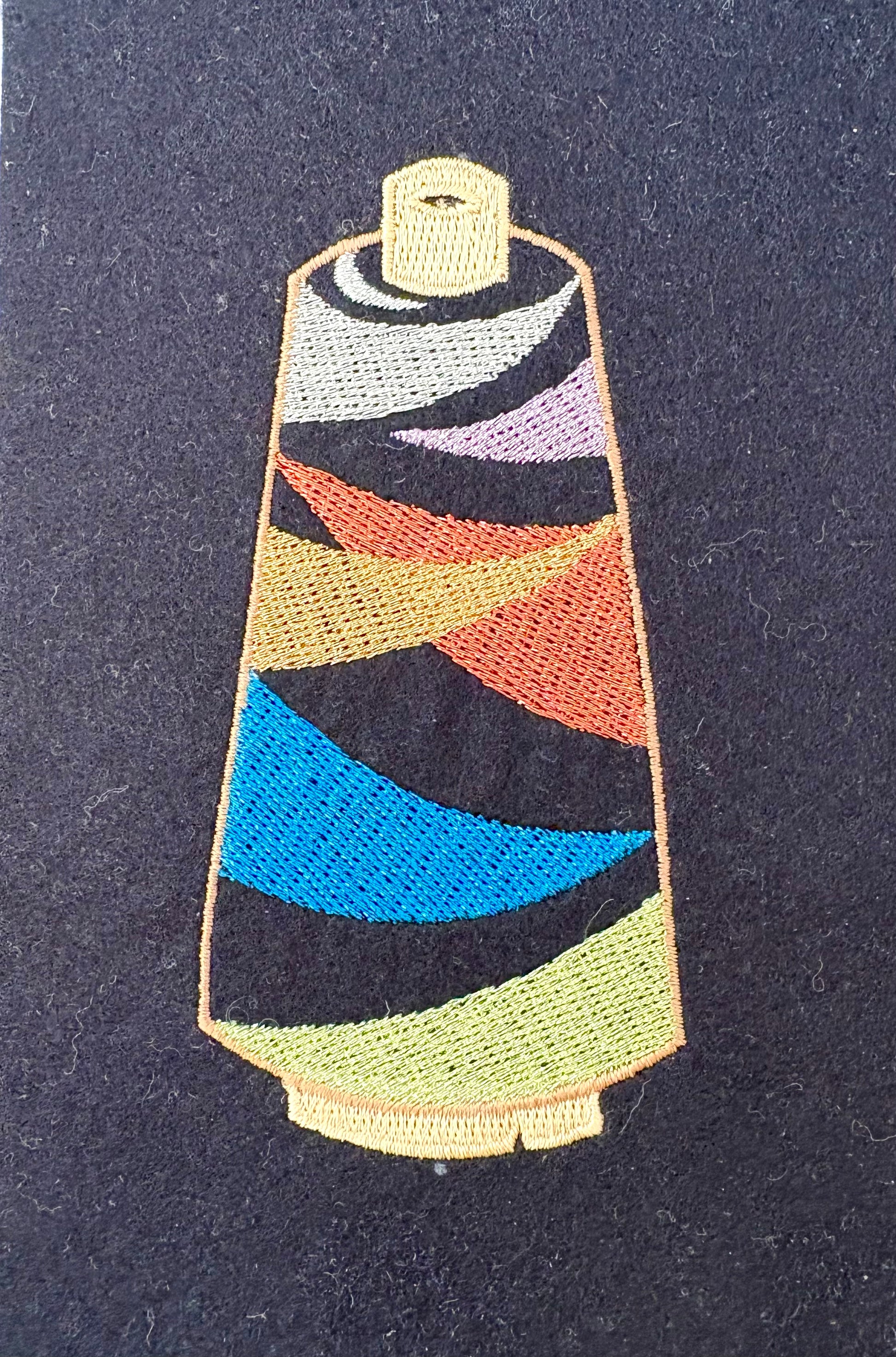 ミシン刺繍糸 ダインテックス刺繍サンプル　エンゼルキング