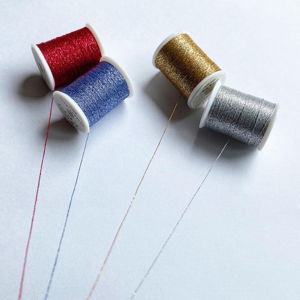 Stitch & Stitch #30 (Glitter Thread for Sewing) Cone 50m