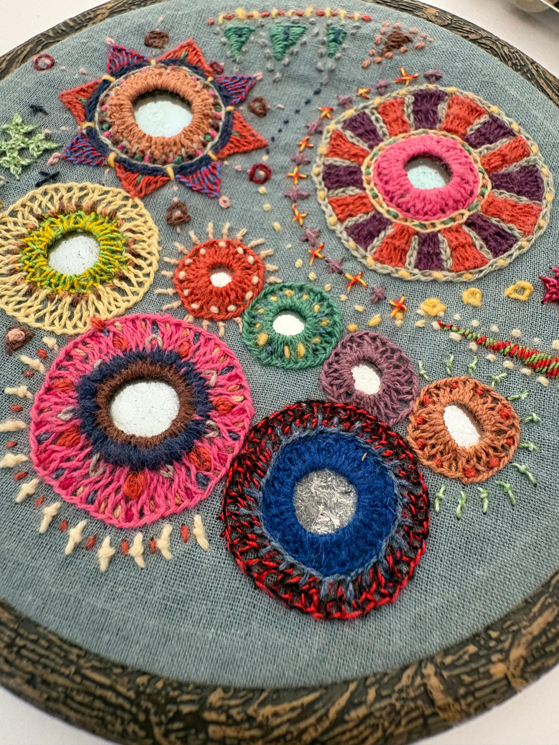 エンゼルキング　刺繍糸　刺繍サンプル