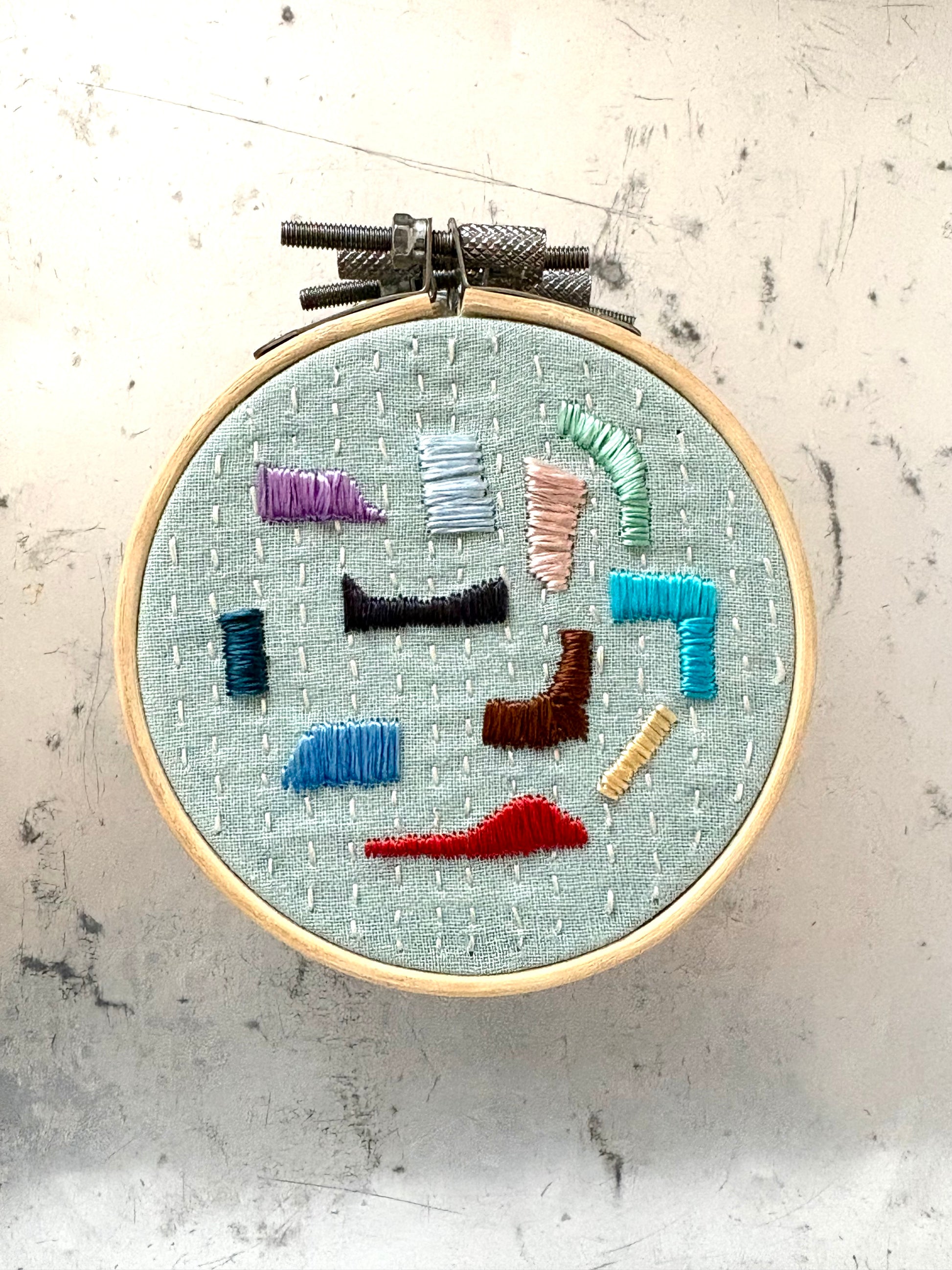つやカラーセット刺繍サンプル