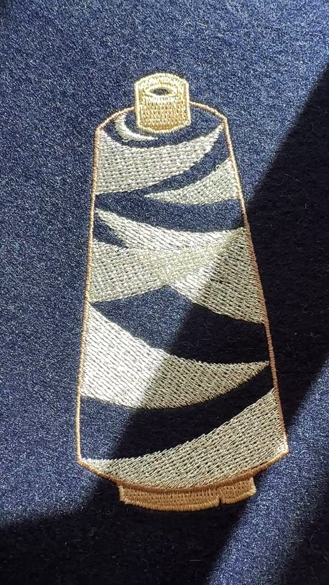 ミシン刺繍糸 金銀糸　刺繍サンプル　動画　エンゼルキング