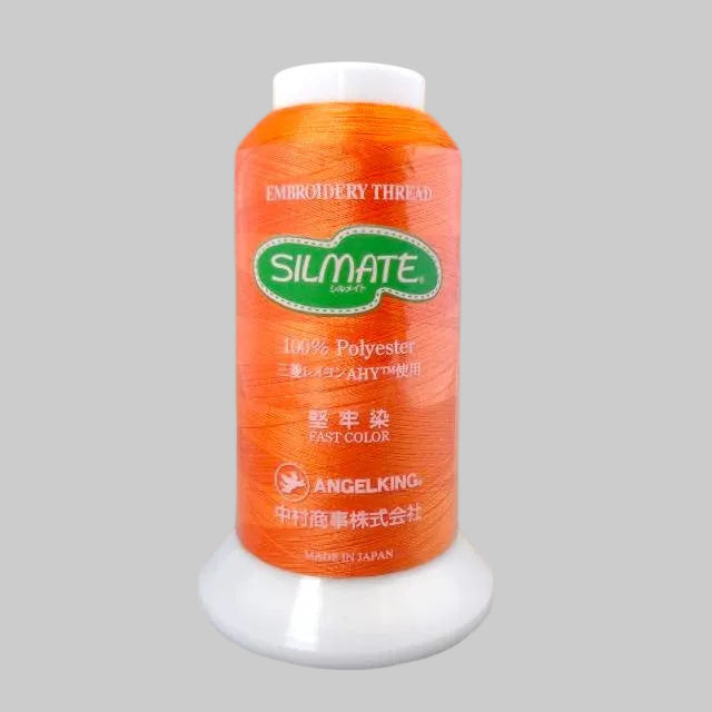 Silmate 75d/2 (Fine Count) Industrial Polyester Machine Embroidery Thread, 3000m [Choose Your Color Number]