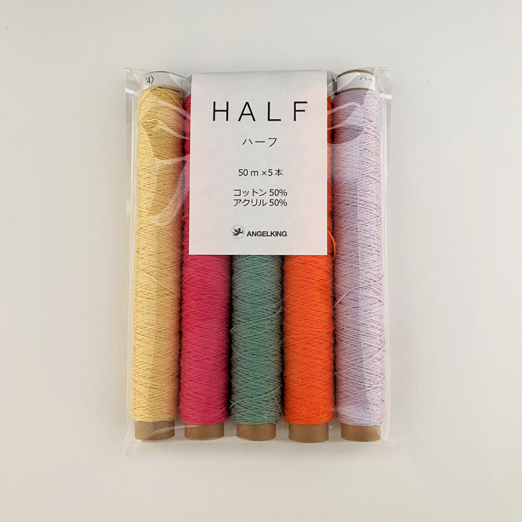 Recommended set for embroidery beginners: 50m x 5 colors (half size)