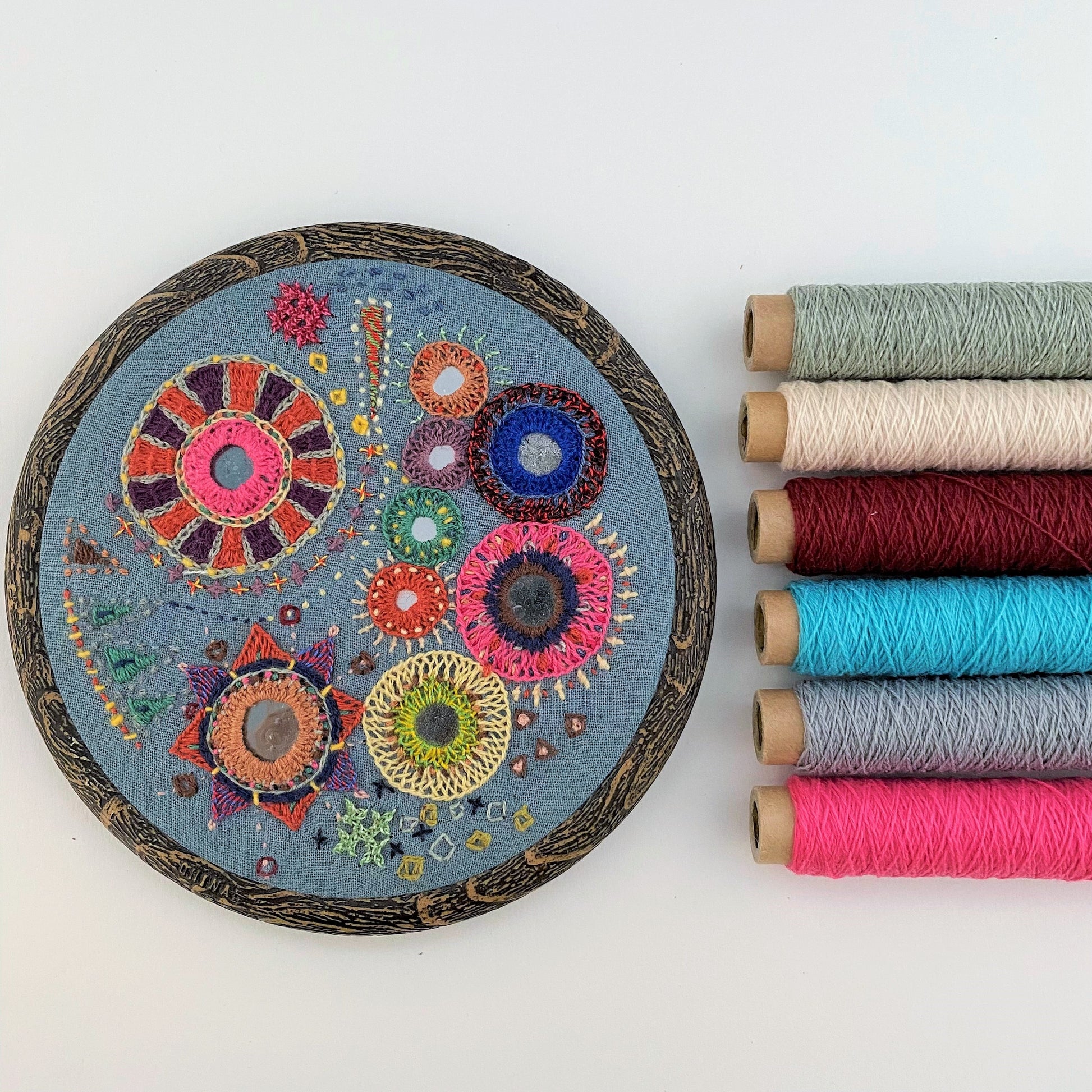 刺繍初心者におすすめセット　ハーフ50m×5色