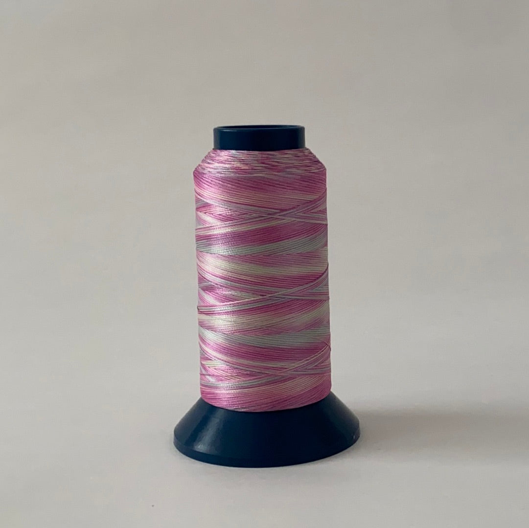 工業用マルチカラーポリエステルミシン刺繍糸　シルメイトマルチカラー2000m