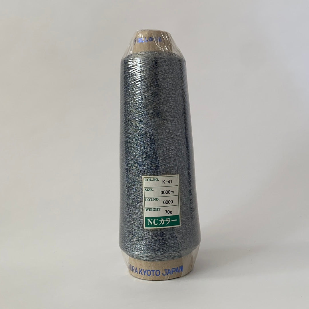 Industrial Metallic Embroidery Thread (Gimped) NC Color Gimped 3000m