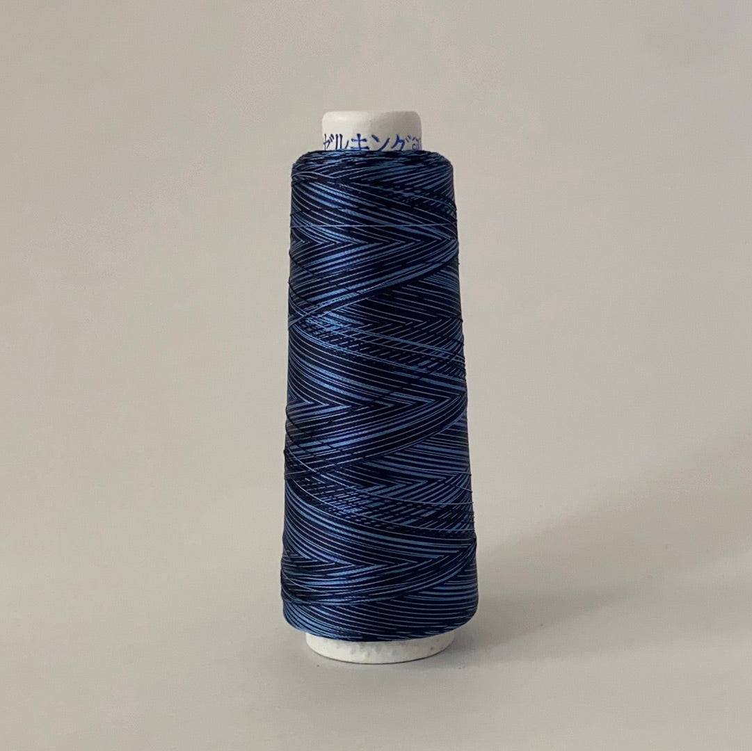 レーヨンミシン刺繍糸　120d/2【カスリ】工業用カスリ染め　3000m