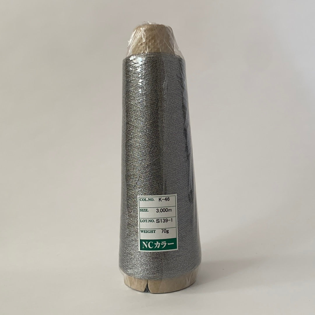 Industrial Metallic Embroidery Thread (Gimped) NC Color Gimped 3000m
