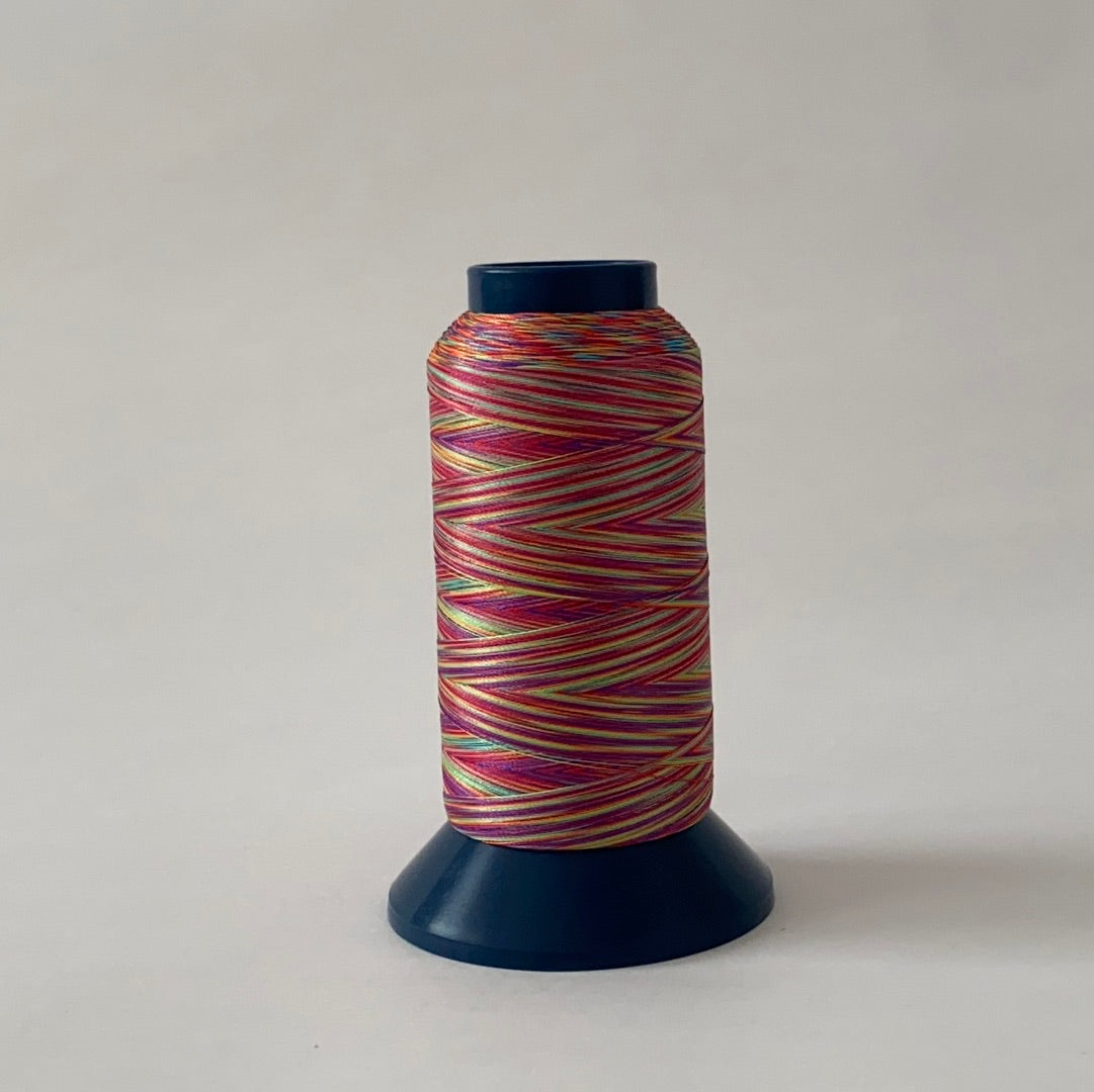 工業用マルチカラーポリエステルミシン刺繍糸　シルメイトマルチカラー2000m