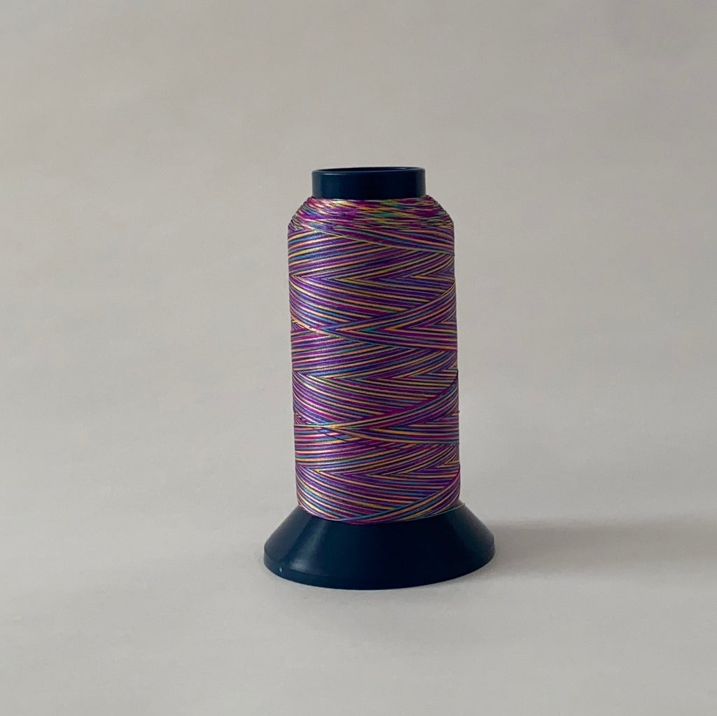 工業用マルチカラーポリエステルミシン刺繍糸　シルメイトマルチカラー2000m