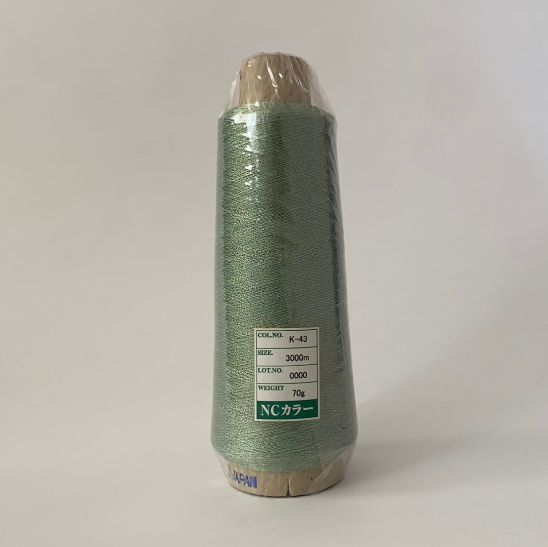Industrial Metallic Embroidery Thread (Gimped) NC Color Gimped 3000m
