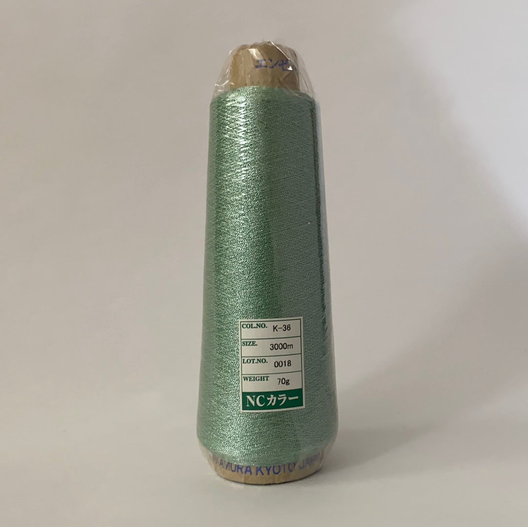 Industrial Metallic Embroidery Thread (Gimped) NC Color Gimped 3000m