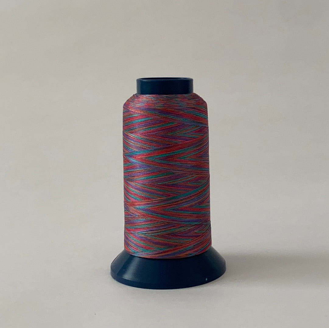 工業用マルチカラーポリエステルミシン刺繍糸　シルメイトマルチカラー2000m