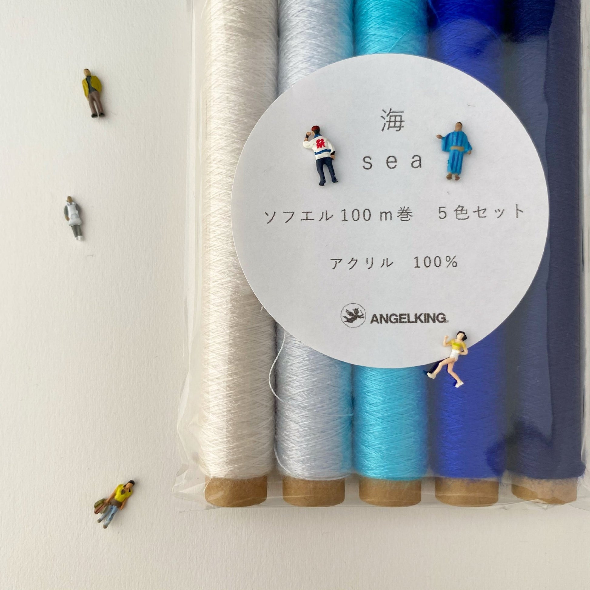 夏カラー刺繍糸　ソフエルセット