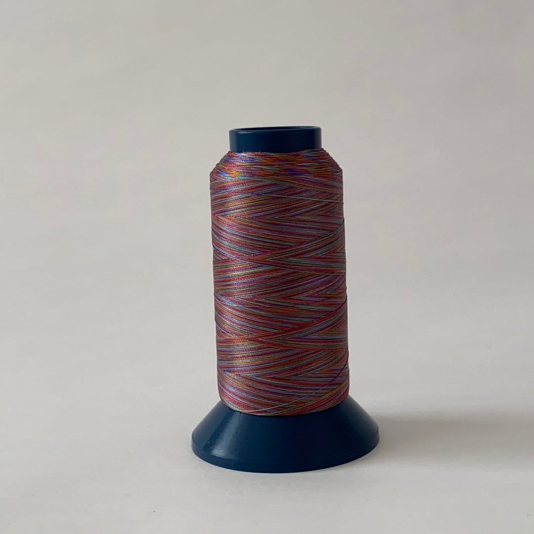 工業用マルチカラーポリエステルミシン刺繍糸　シルメイトマルチカラー2000m