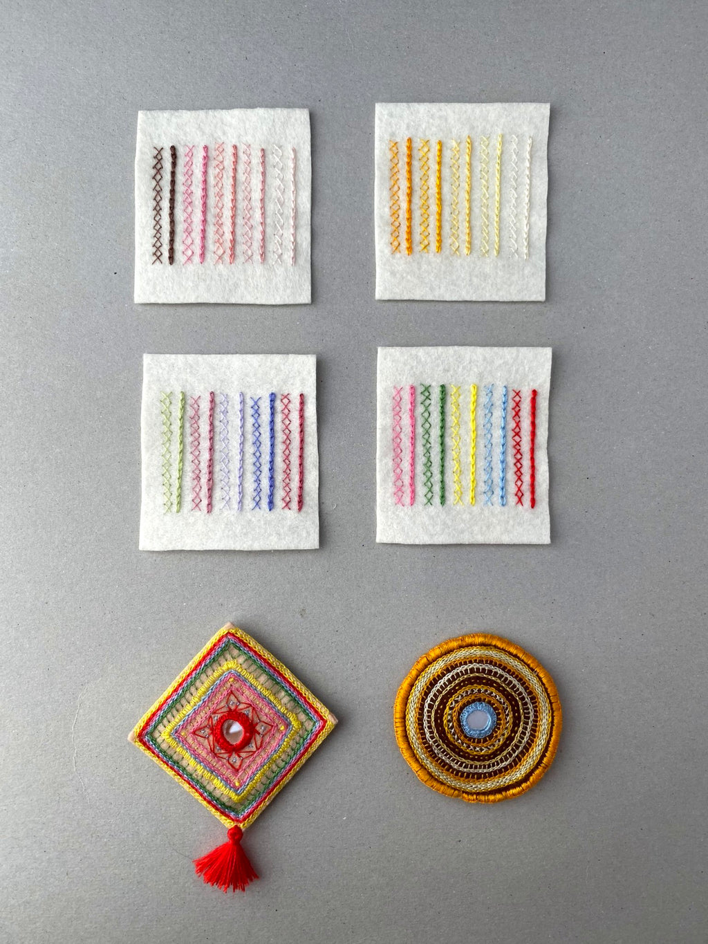 Spring Color Embroidery Thread Sofuel Set