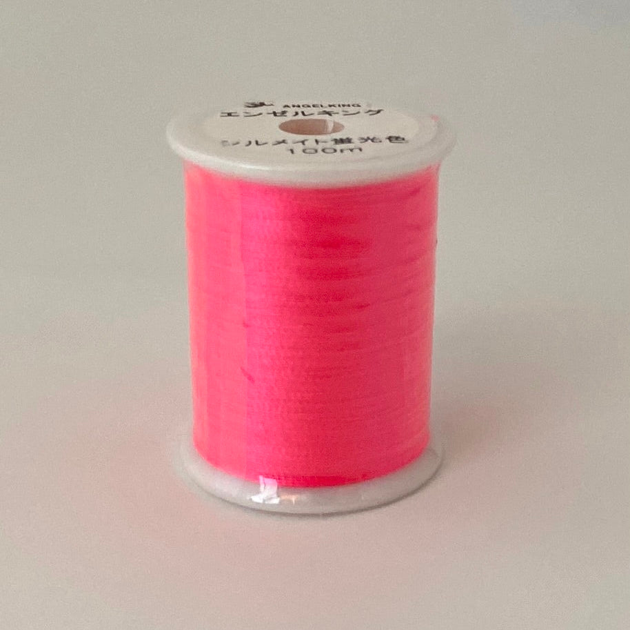 Silmate Fluorescent Colors (Spool) 100m Polyester Machine Embroidery Thread Small Spool