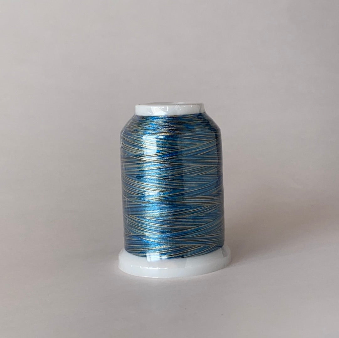 バリエ　工業用マルチカラーポリエステルミシン刺繍糸　1000m