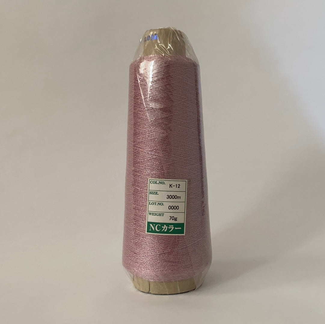 Industrial Metallic Embroidery Thread (Gimped) NC Color Gimped 3000m