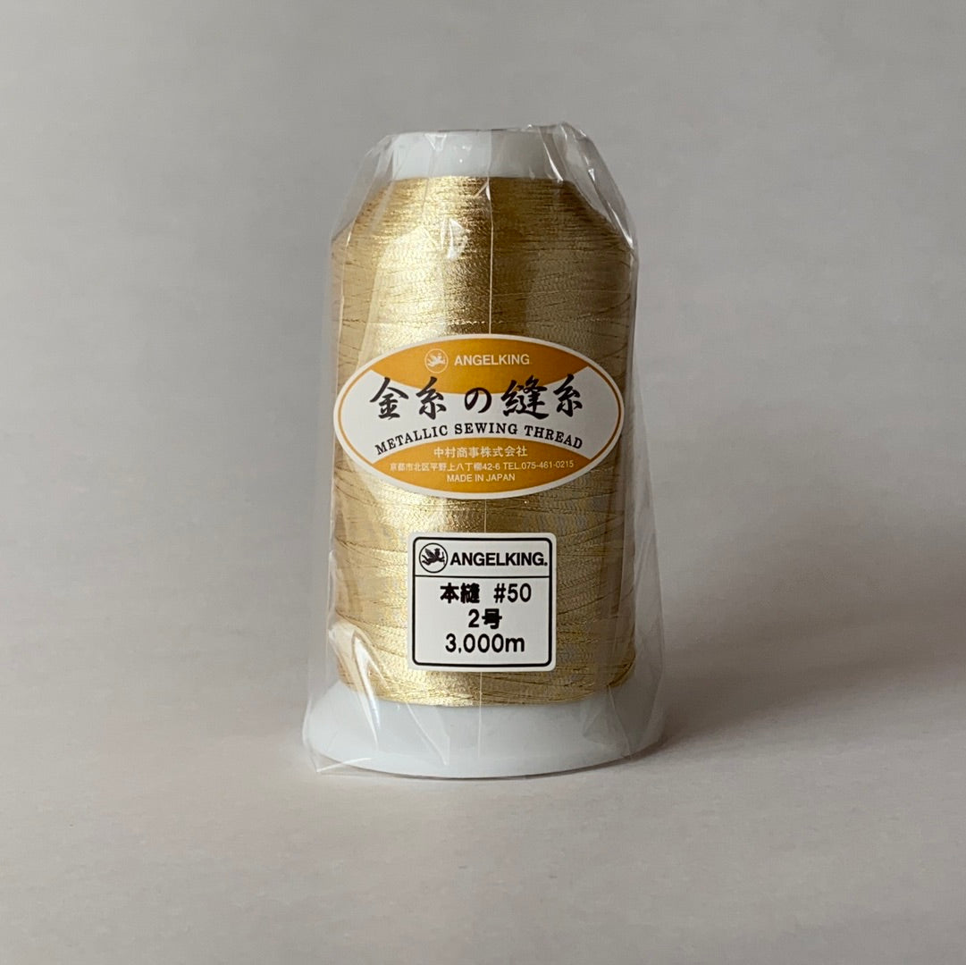 ミシン刺繍糸 金糸の縫糸　金　エンゼルキング