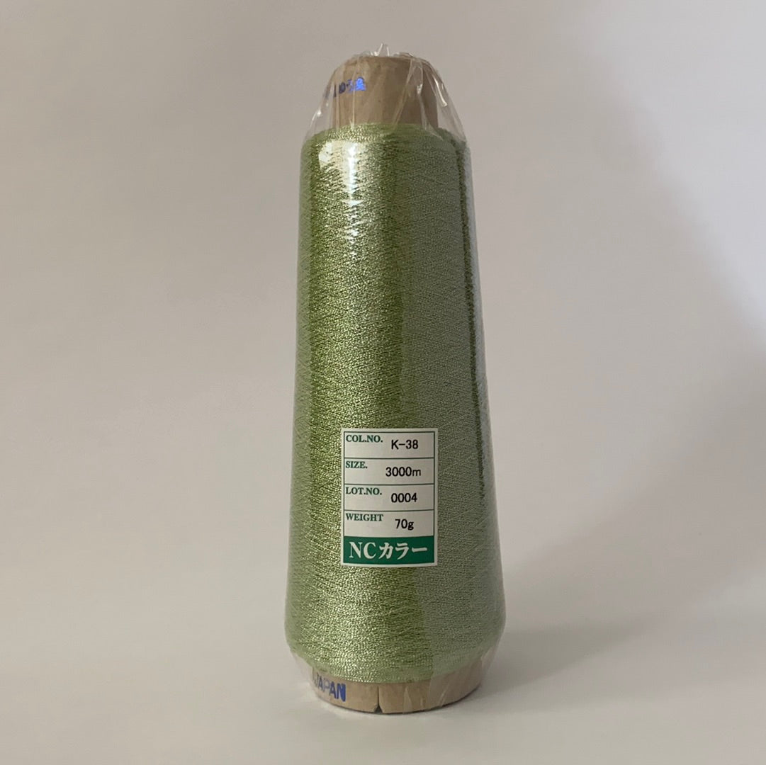 Industrial Metallic Embroidery Thread (Gimped) NC Color Gimped 3000m