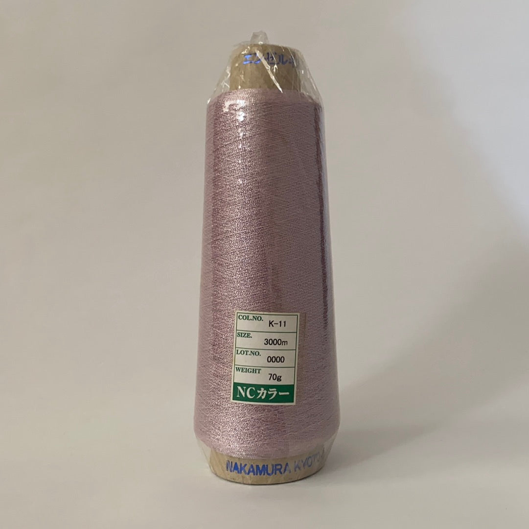 Industrial Metallic Embroidery Thread (Gimped) NC Color Gimped 3000m