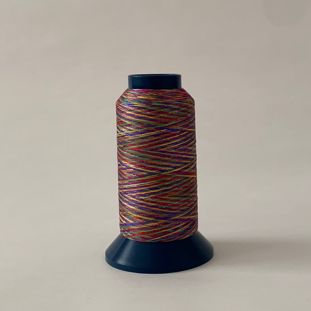 工業用マルチカラーポリエステルミシン刺繍糸　シルメイトマルチカラー2000m