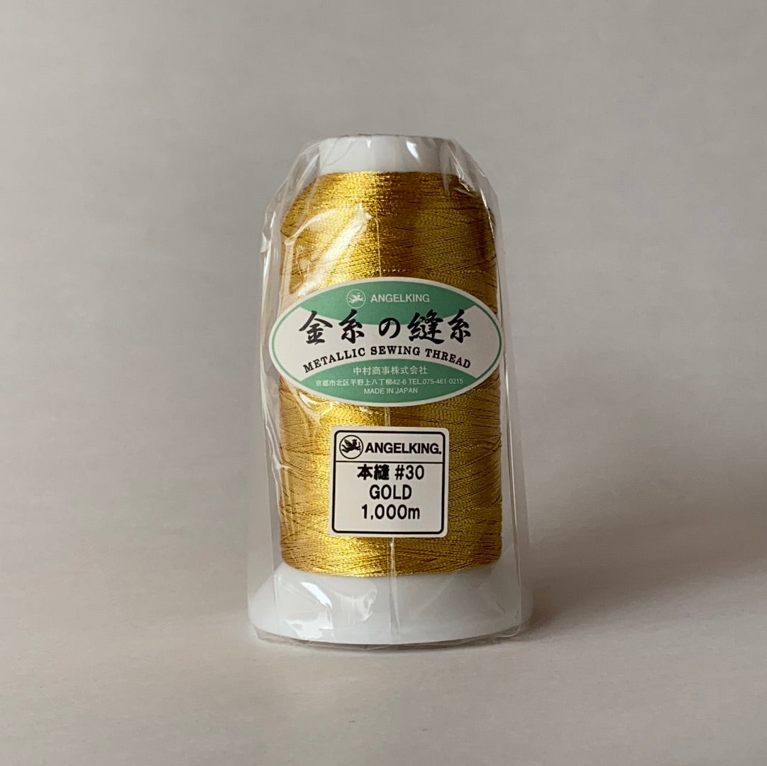 ミシン刺繍糸 金糸の縫糸　金　エンゼルキング