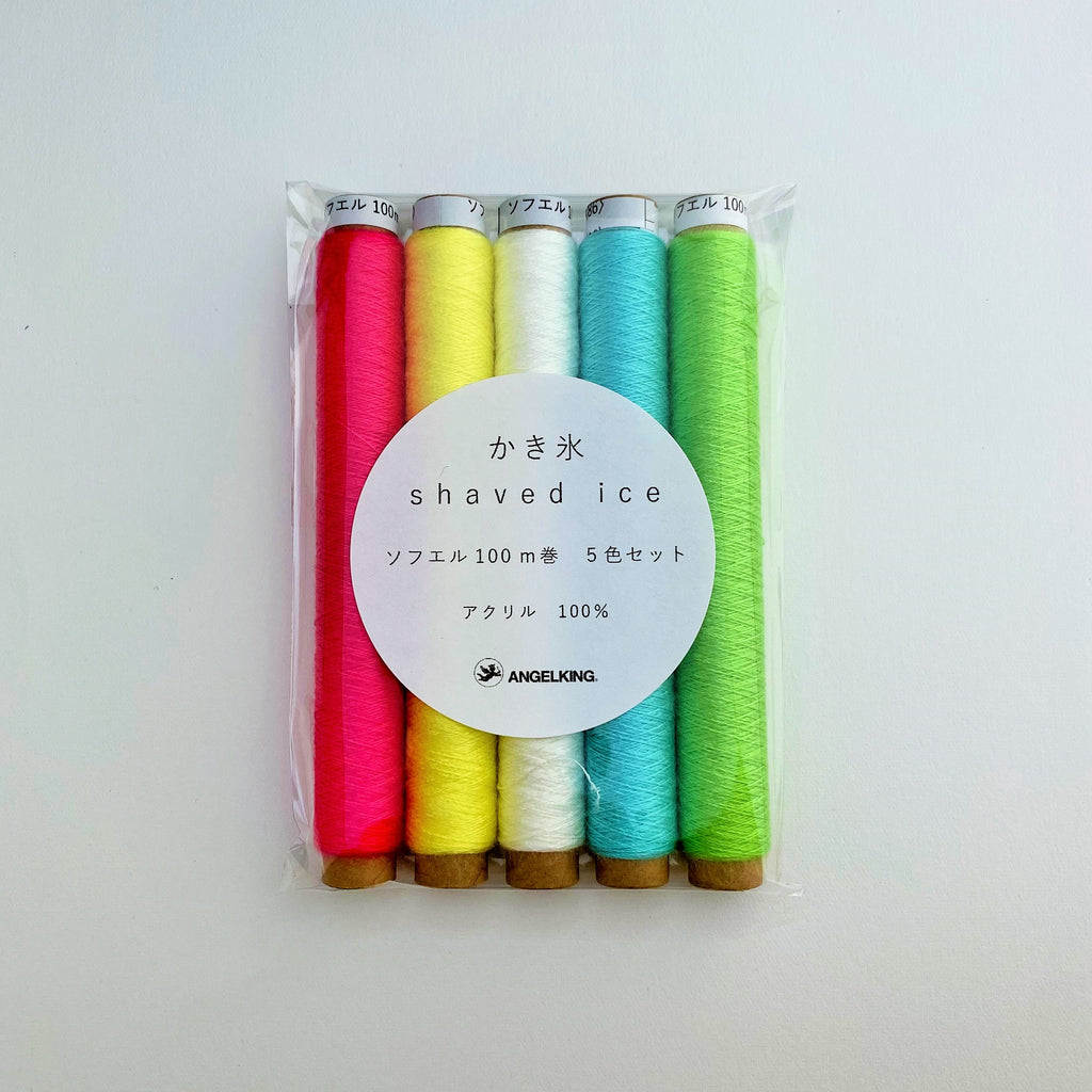 夏カラー刺繍糸　ソフエルセット