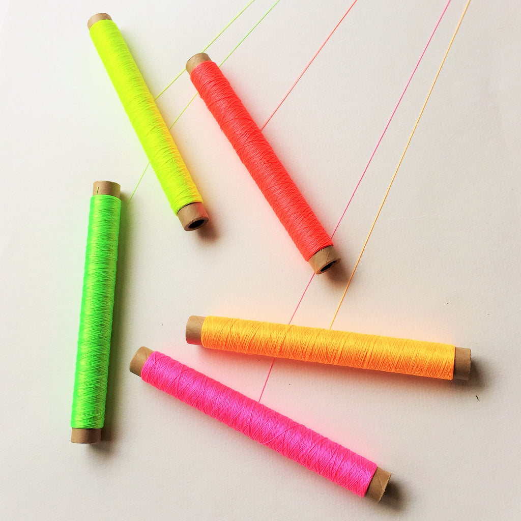 Neon Color Set (Popular for accents, fluorescent embroidery floss)